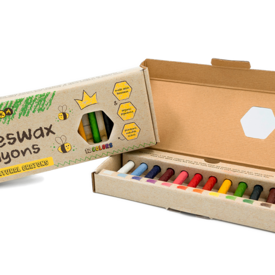 Medenka crayons Classic closed and open packaging