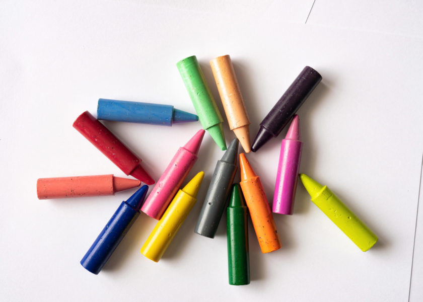DIY beeswax crayons